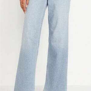 Old Navy Light Wash Wow Wide Leg jeans